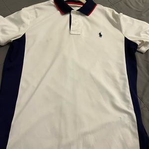 men’s button up size medium polo